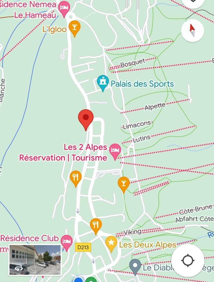 Apartmán L'Ourson Les Deux Alpes Exteriér fotografie